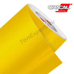Желтая глянцевая пленка Oracal 641-021