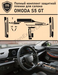 Omoda S5 GT/ Полный комплект защитных пленок 