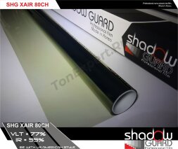Атермальная зелёная тонировочная плёнка Shadow Guard SHG ZAIR 80% CH