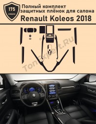 Renault Koleos/Полный комплект защитных пленок для салона