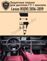 Lexus RX/Защитные пленки для дисплея ГУ+консоли
