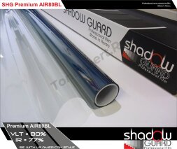 Атермальная тонировка голубая SHG Premium AIR 80% BL