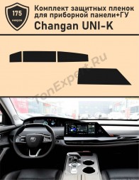 Changan UNI-K 2022/ защитная пленка для приборной панели + ГУ
