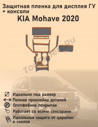 KIA MOHAVE 2020/Защитная пленка для дисплея ГУ + консоли