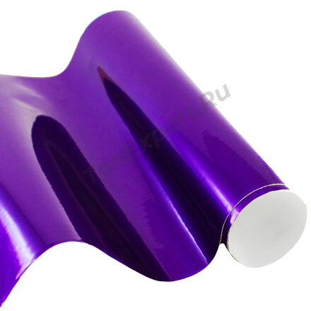 Фиолетовая глянцевая перламутровая пленка