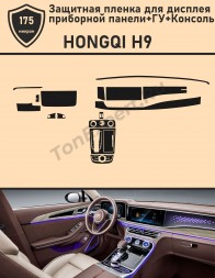 Hongqi H9/Защитная пленка для дисплея приборной панели+ГУ+Консоль
