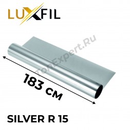 Зеркальная серебряная тонировочная пленка SILVER R15 183 см 