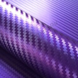 Фиолетовый карбон 3D структура Hexis