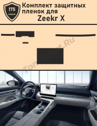Zeekr X/Комплект защитных пленок для салона
