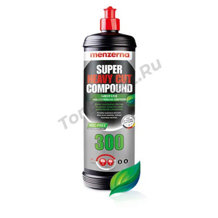 Полировальная паста Menzerna Super Heavy Cut Compound 300 GREEN LINE 1000 мл
