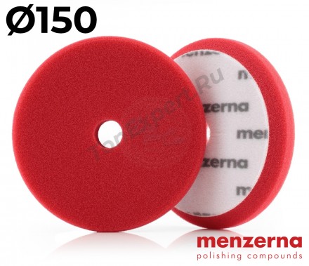 Полировальный диск красный Menzerna сверхпрочный поролоновый