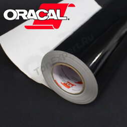 Черная глянцевая пленка Oracal 641-070 black